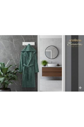 MOD10 EVANORA CEPLİ BORNOZ