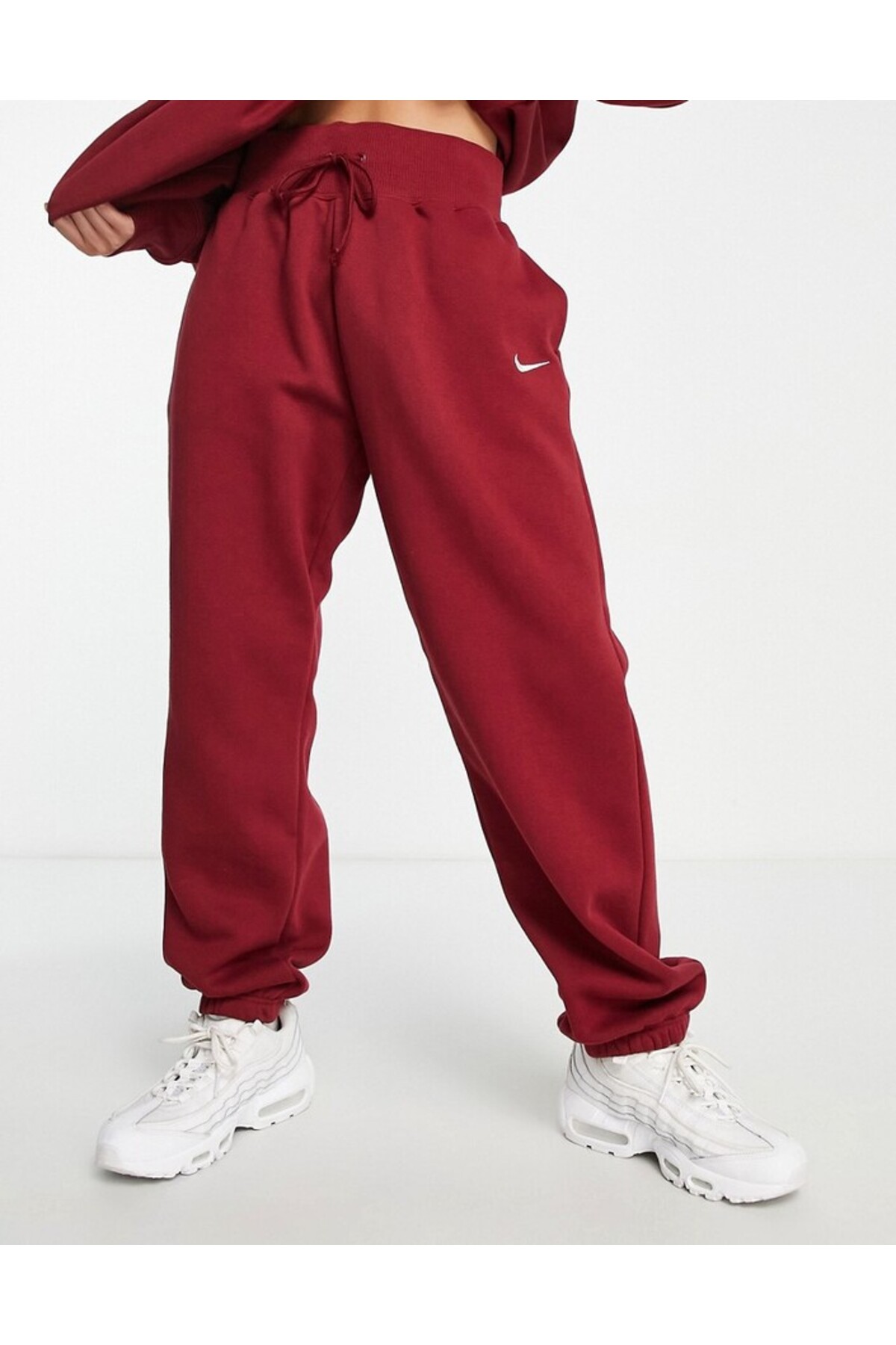 Nike NSW Phoenix Fleece Pant bordo Kadın Eşofman Altı DQ5887-677