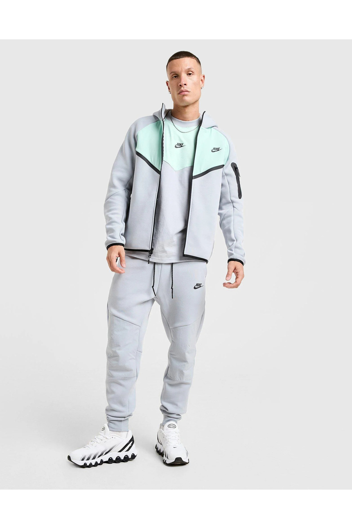 ست لباس ورزشی مردانه Tech Fleece Mix Jogger مدل SPRINT SPORT نایکی شلوار گرمکن ورزشی Nike