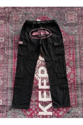 XPUPPETWEAR Crtz Beli Kermerli Kargo Pantolon