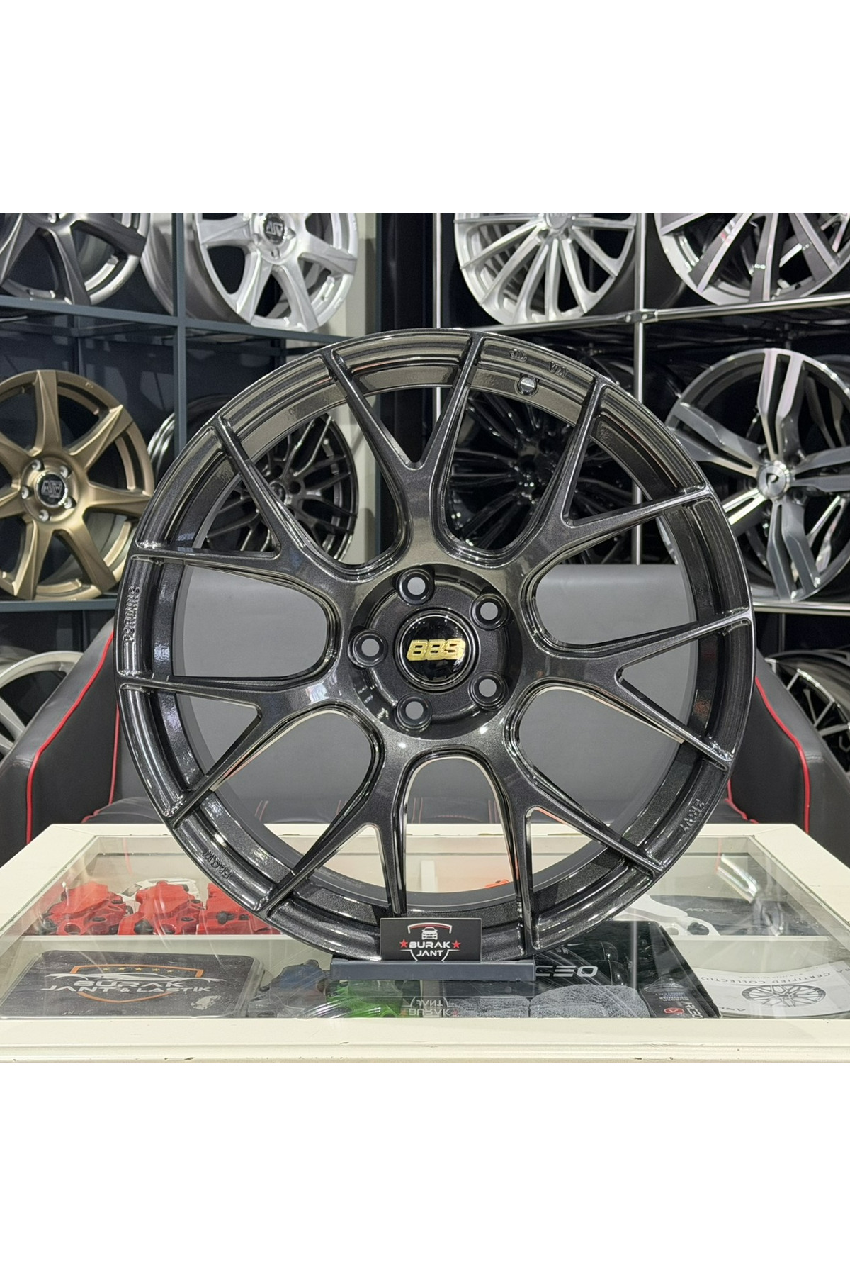 powcan 18 İNÇ 5X112 BBS RE-V7 GUNMETAL JANT MODELİ (4ADET