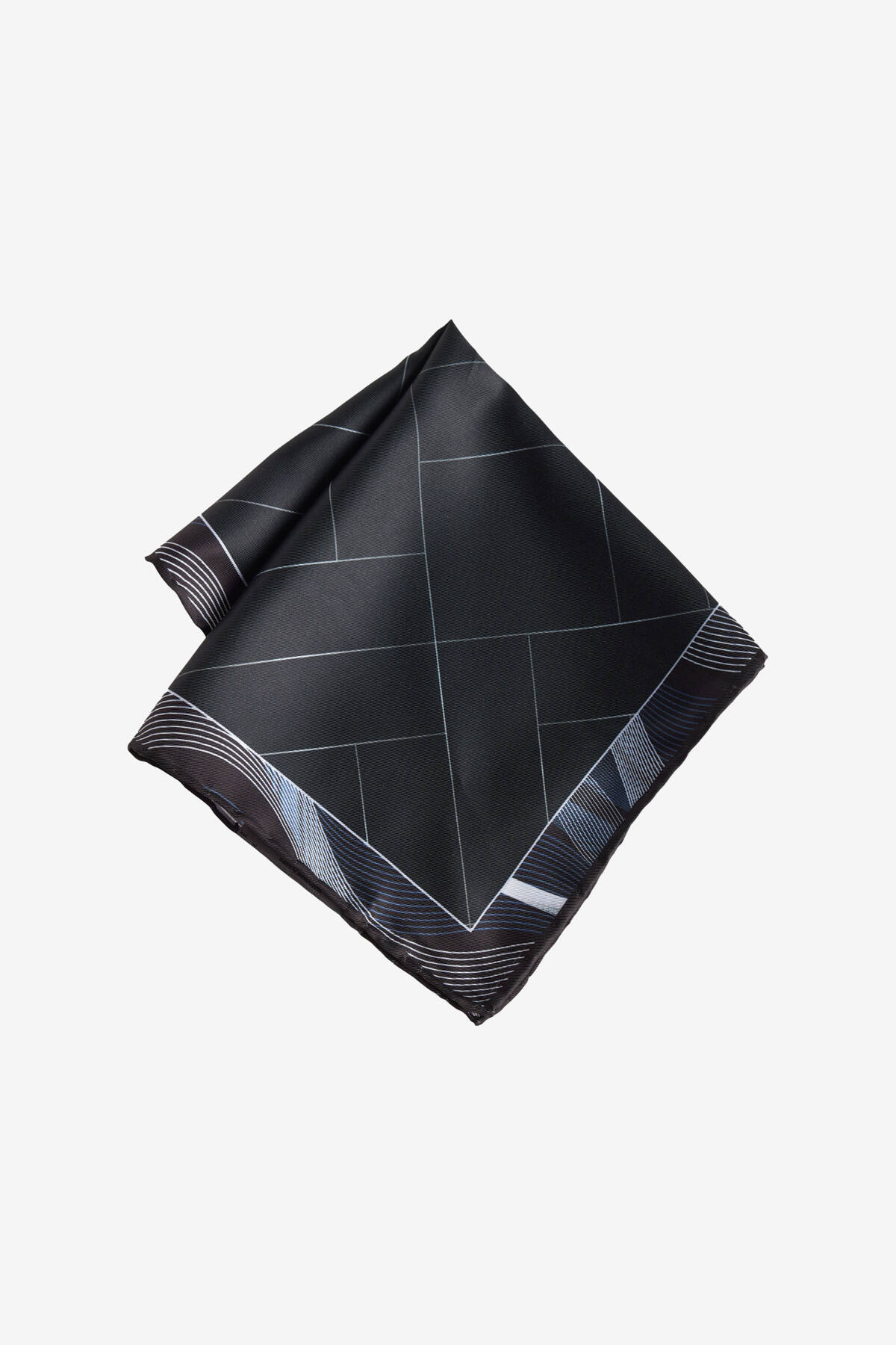 Men's Black Patterned Wipes