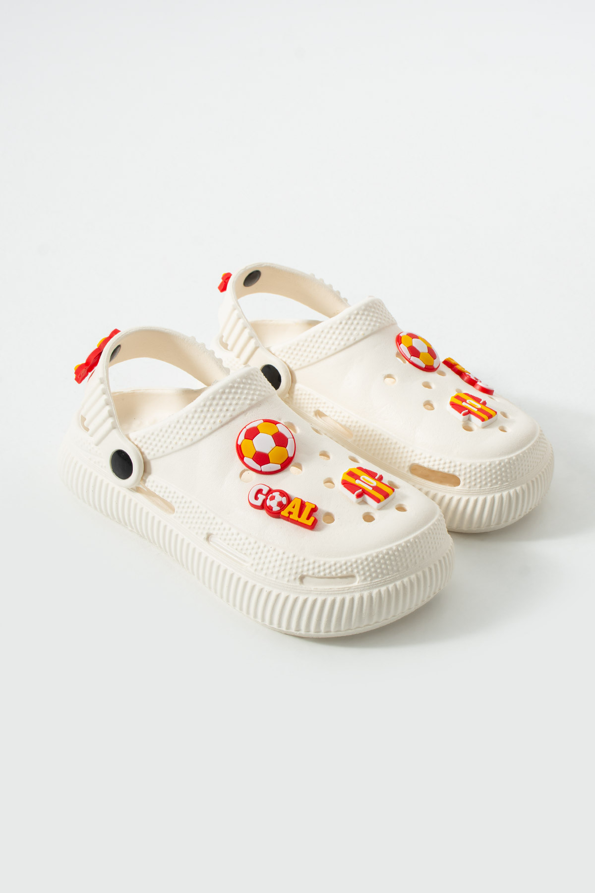 Child/Baby Fan Soccer Theme Backband Anti-Slip Sea Pool Nursery Sandals Slippers