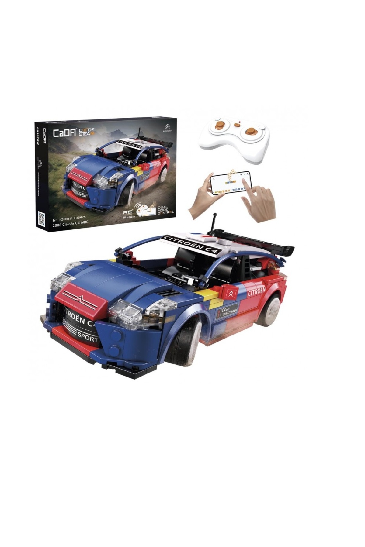 F360 Sebastien Loeb ミニカー 2004 Göçmen 1:18 CITROËN C4 WRC (SEBASTIAN LOEB) APP+RC 329 Pcs