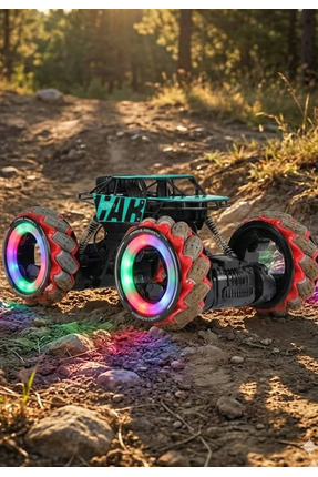 Gokidy Full Fonksiyon Şarj Edilebilir 4x4 Omni Yönlü Uzaktan Kumandalı RC Ara...