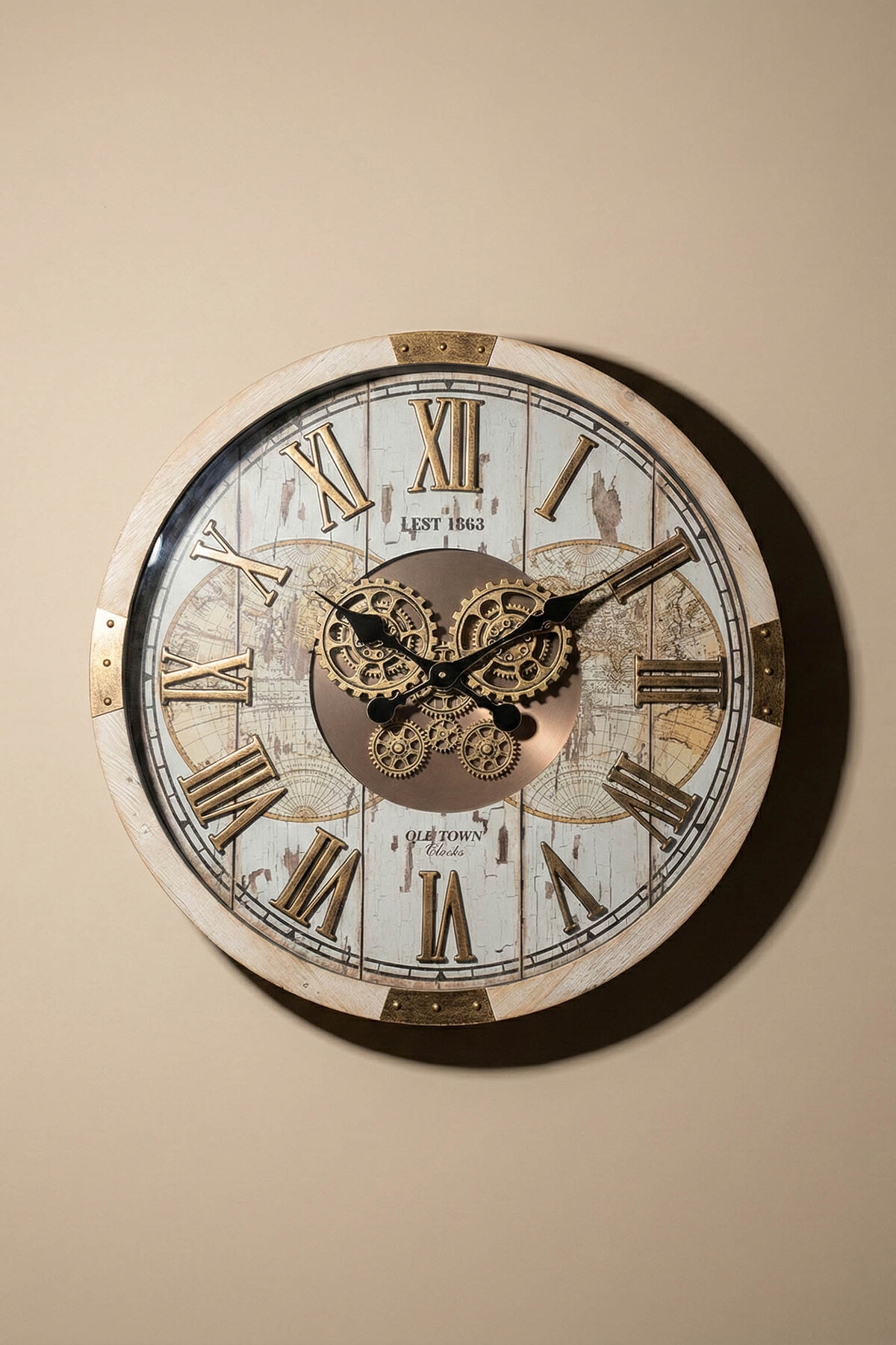 Perotti Waller v2 Çarklı Duvar Saati 64 Cm Kensington Station