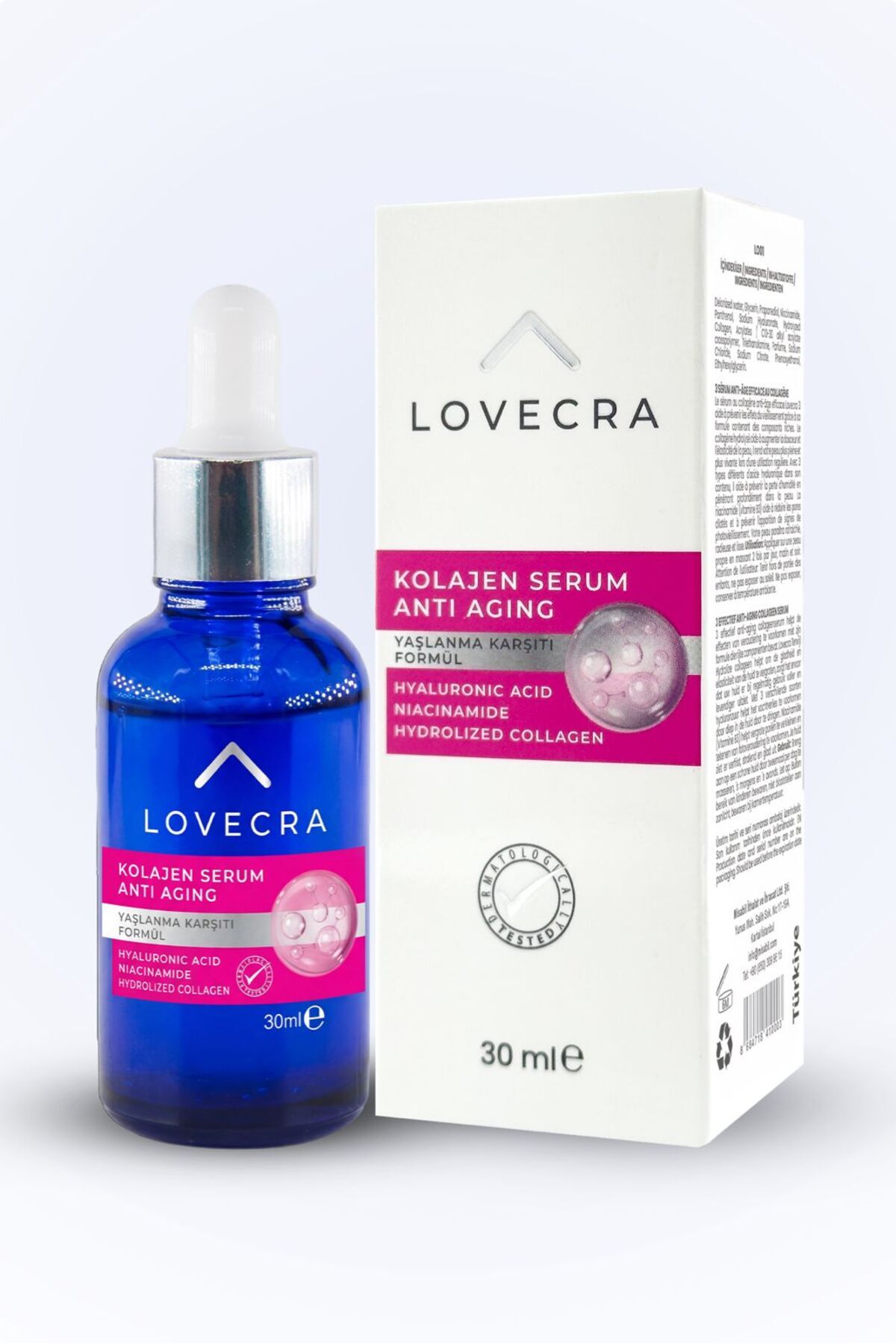 3 Etkili Kolajen Serum Niacinamide Hyaluronic Acid Nemlendirici Yaşlanma Karşıtı Cilt Serumu 30ml — CİLT-ANTİ — تصویر 6 از 6