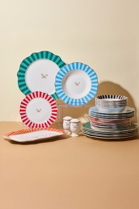 Perotti Butterfly Bone 27 Parça 6 Kişilik Yemek Takımı