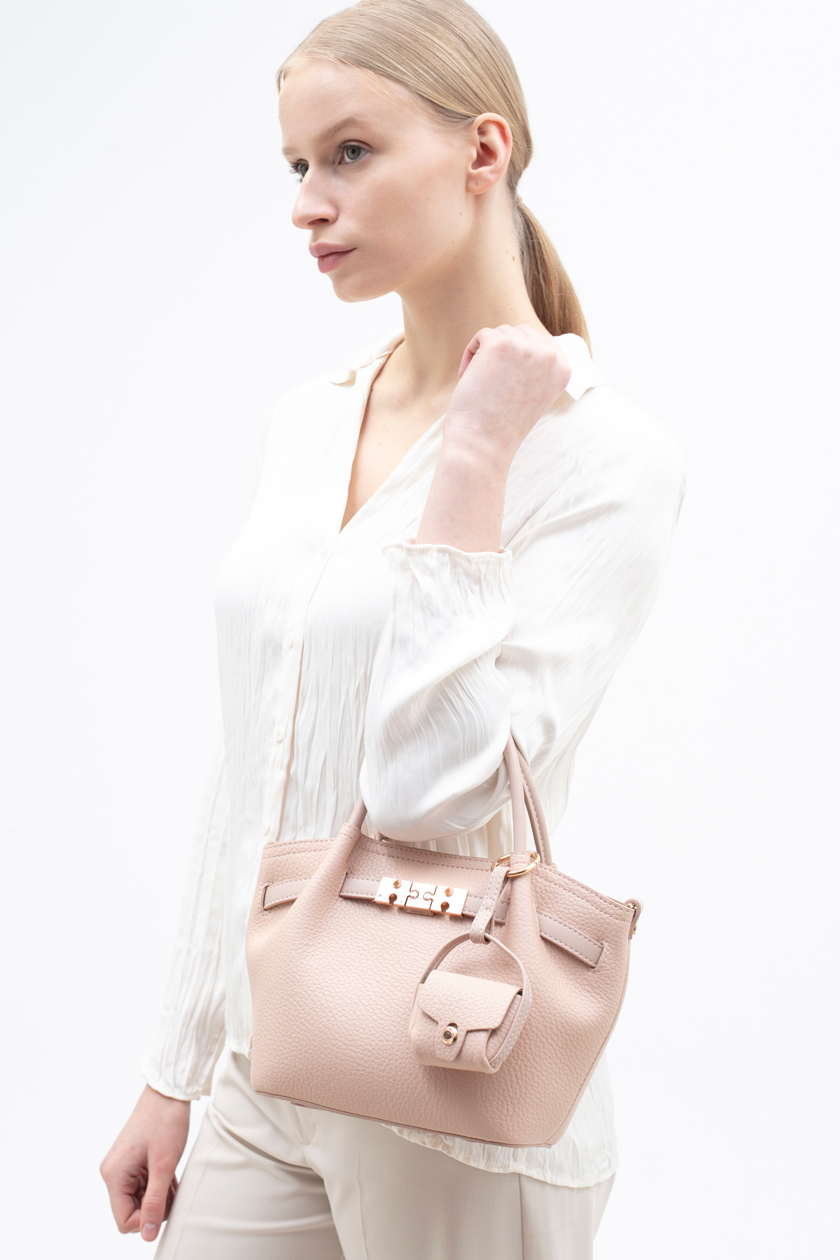 WOMEN 'S SLEEVE BAG PINK BYN2458