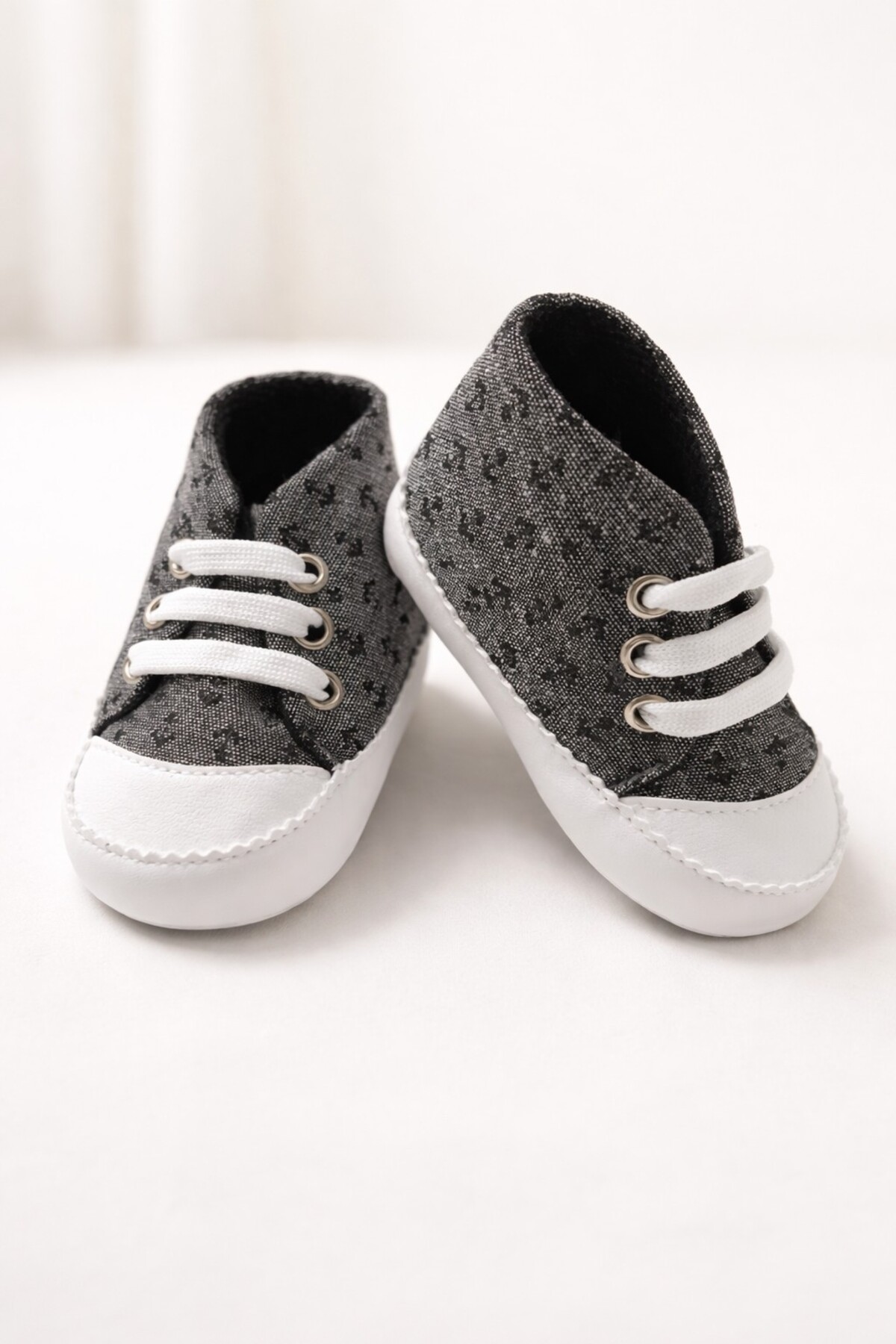 Arin Baby BAĞCIKLI ÇAPA DESENLİ BEBEK AYAKKABISI/UNISEX BEBEK AYAKKABI /KUTULU HEDİYELİK YENİDOĞAN fotoğrafı 4 (önizleme)