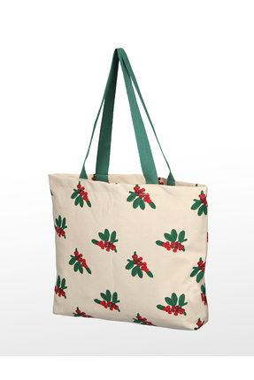 Faralya Life Kanvas Kumaş Baskılı Bez Çanta