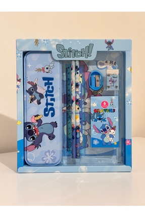 winingo 2YShop Kırtasiye Okul Seti Stitch Kalem Kutu Kalem Silgi Kalemtıraş C...