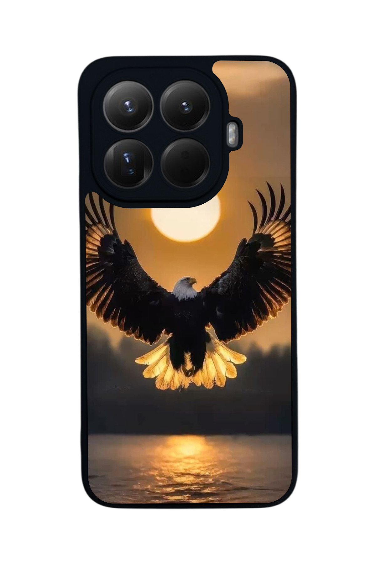 Mi 15 T Pro 5G Compatible Printed, Matt Black,Soft Silicone, Protective,Shock Absorbing Cover,Case