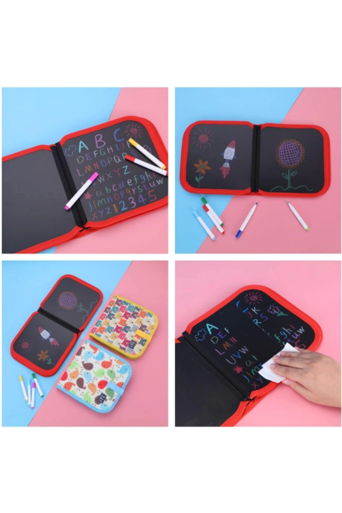 TTT Temizlenebilir Renkli Çizim Defteri fotoğrafı 5 (önizleme)