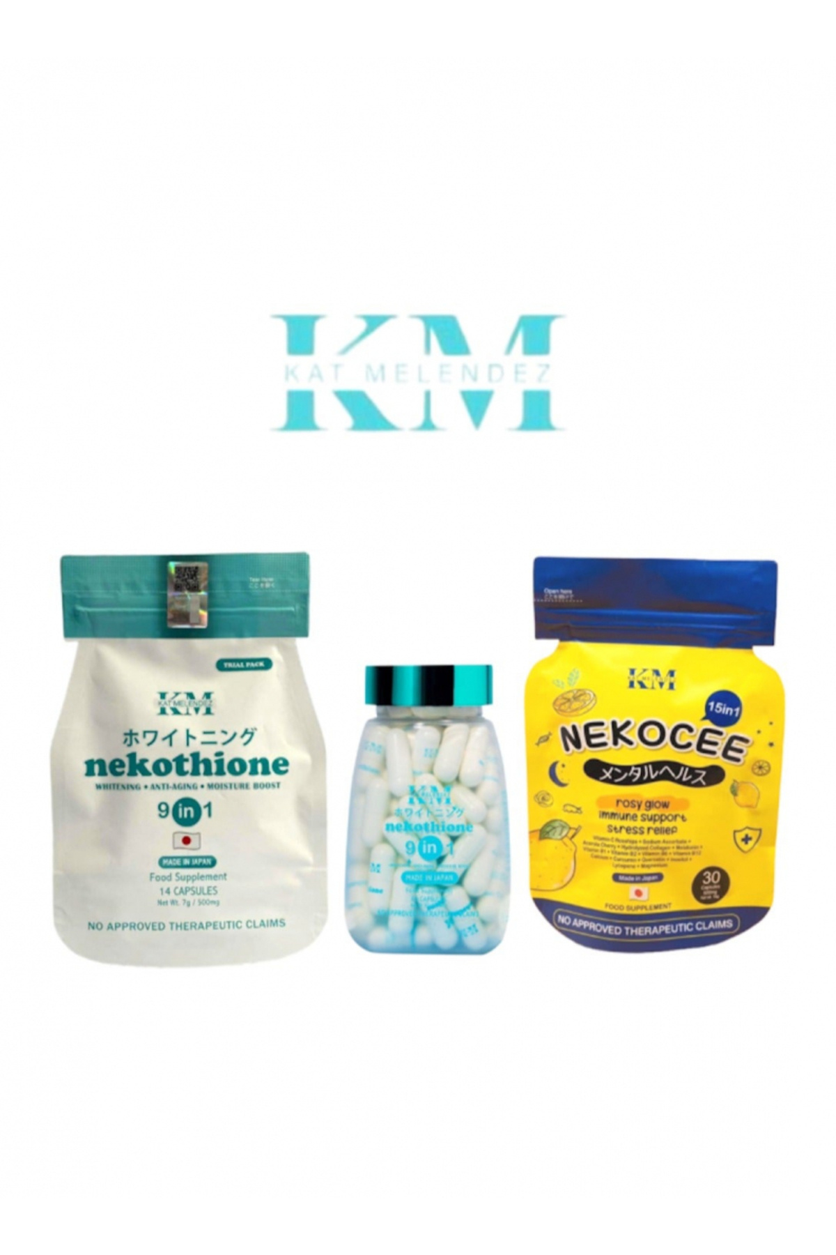 KM Trio Nekothione 9 In 1 and Nekocee 15 In 1 Bundle- Trendyol