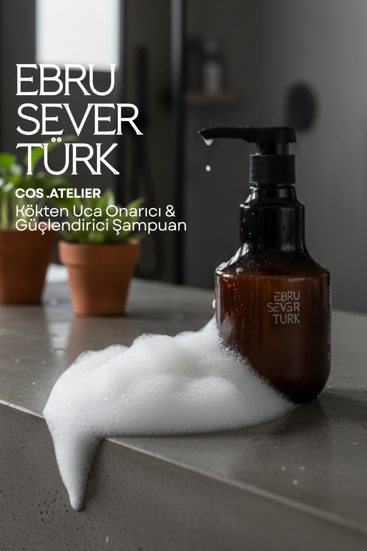 Ebru Severtürk Şampuan 400 ml Kökten Uca Onarıcı & Güçlendirici Şampuan — EbruŞampuan