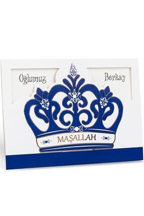 ERDEM DAVETİYE 50 Adet Kral Tacı Sünnet Davetiyesi, Baskı Hariçtir 1809231