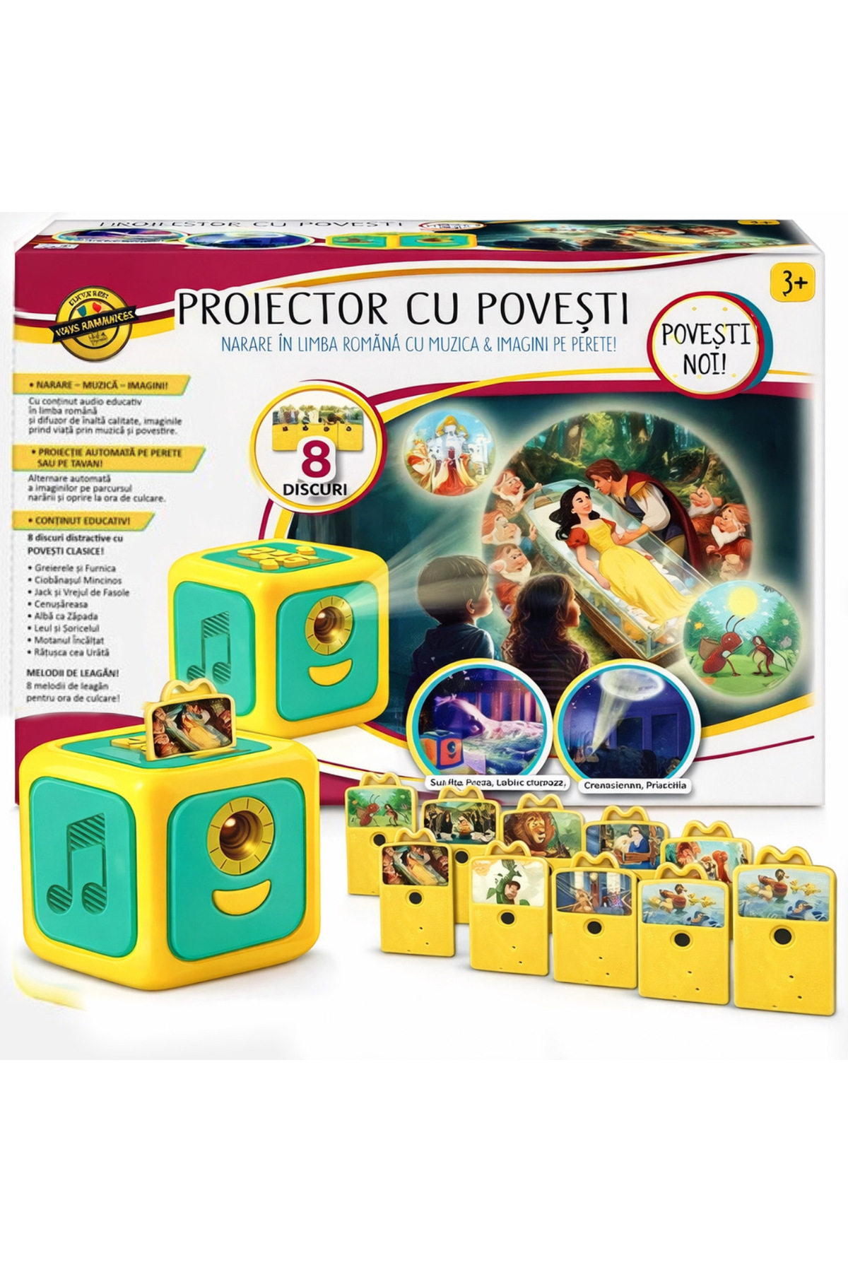 İDEA Proiector de povești cu muzică și lecții educaționale model nou