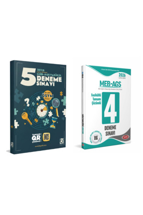 Bigelio Yayıncılık 2026 AGS Fasiküllü Tamamı Çözümlü 4 + 5 Deneme Sınavı Seti...