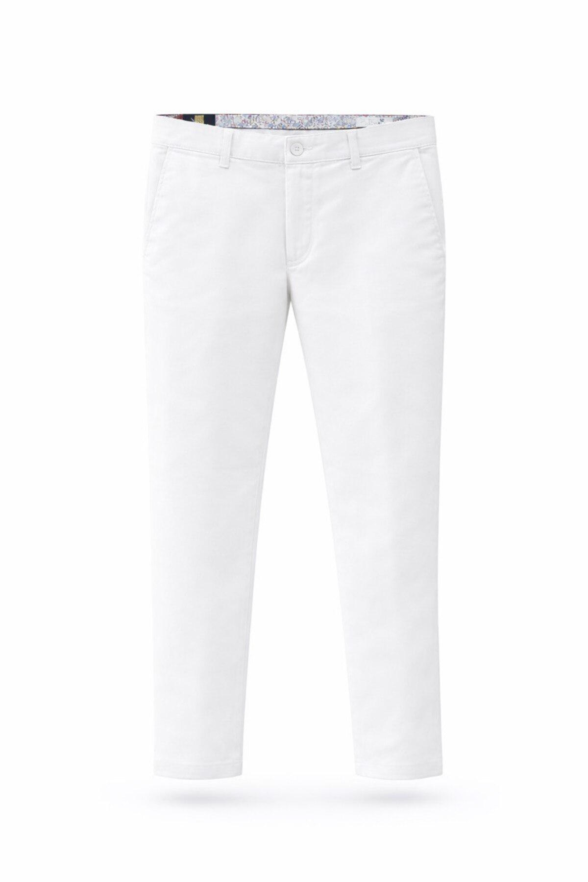 Basic Slim Fit Chino Linen Pants