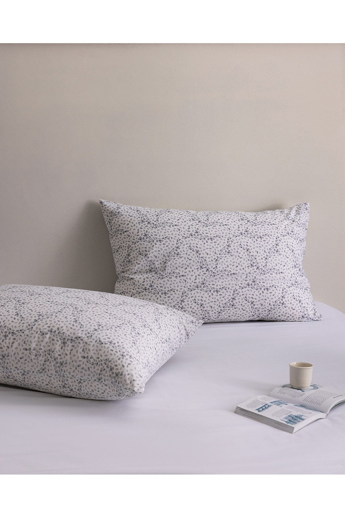 Madame Coco Octave 100% pamuk Ranforce 2-dijelni Jastučnica - Siva - 50x70 cm