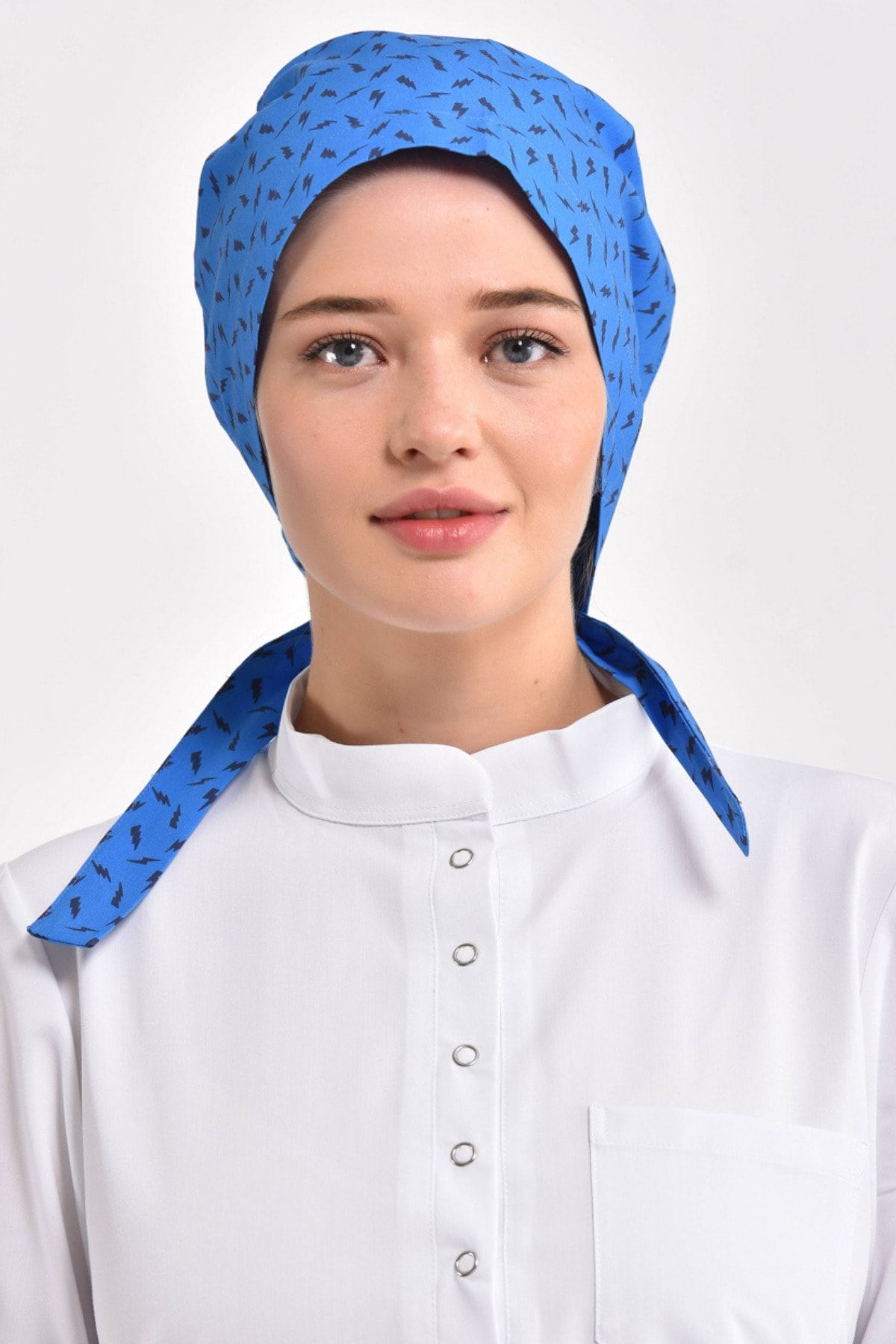 Owlet Medikal-Lightning Pattern Surgical Hijab Bonnet 3