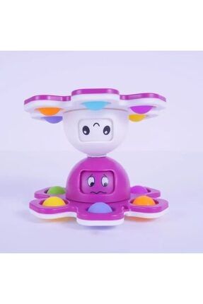 Pop It Dimple Toys Fidget Yüz Değiştiren Ahtopot Stres Çarklı Popit(1 ADET KARIŞIK RENK) 519