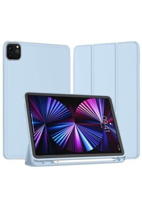Apple Ipad Pro 11 2021 Xdr 3. Nesil A2337 A2301 A2460 Premium Smart Case + Kalem Yuvası CT-TBL-1091