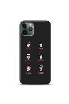 Iphone 11 Pro Max Stranger Things Karakterleri Tasarımlı Telefon Kılıfı-st22 mars105942
