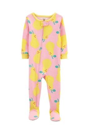 Küçük Kız Çocuk Tekli Pamuk Pijama Tulum 2L727610