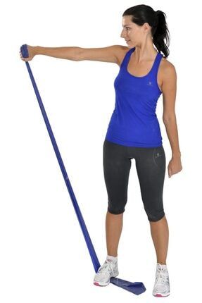 Mvs Pilates Yoga Egzersiz Bandı Theraband Mavi Renk Güçlü 1.5 mt MAXİ0016