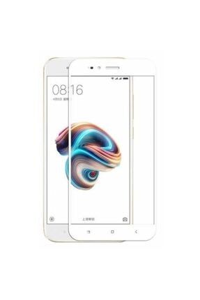 Xiaomi Mi A1 Esnek Full Kapatan Fiber Nano Ekran Koruma Beyaz teoaks24909917491