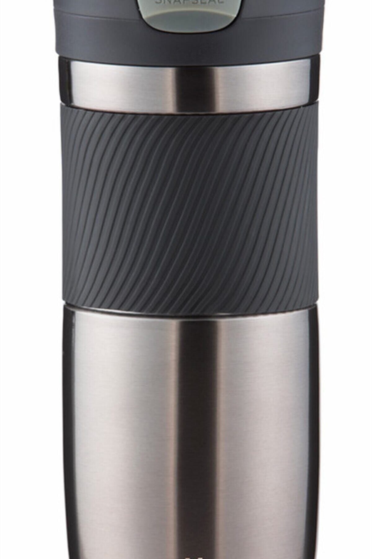 فلاسک خاکستری Byron Vacuum Thermos Flask یک دست 470ml Contigo