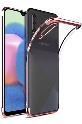Samsung Galaxy A30s Uyumlu Kılıf Lazer Boyalı Renkli Esnek Silikon Şeffaf MicroStoreTr-RBR/sc_41992