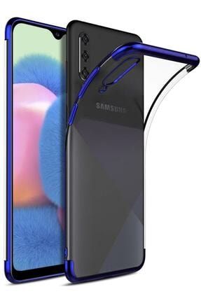 Samsung Galaxy A30s Uyumlu Kılıf Lazer Boyalı Renkli Esnek Silikon Şeffaf MicroStoreTr-RBR/sc_41992