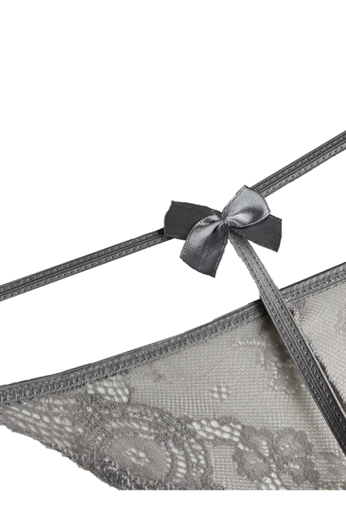 Betimoda-Ribbon Thong Gray 2