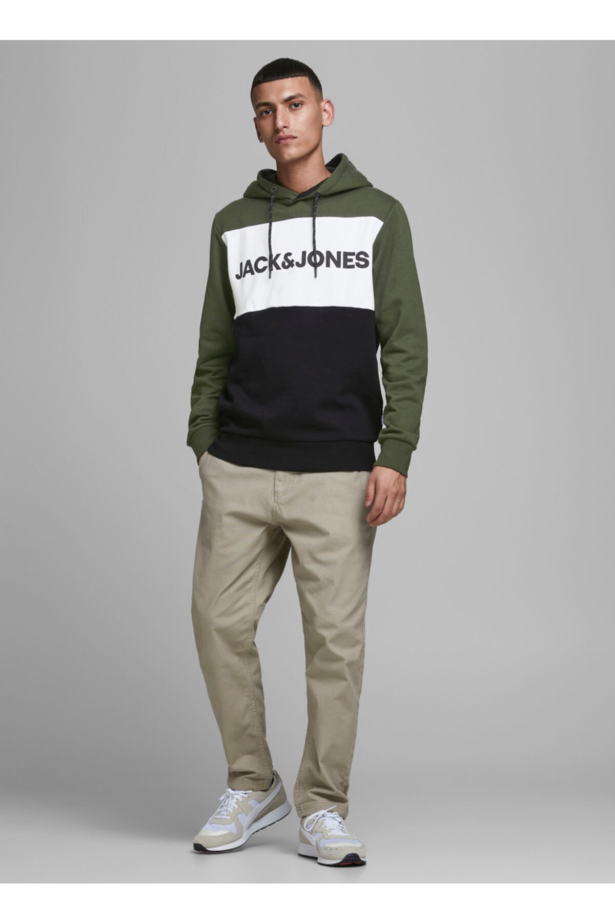 سویشرت مردانه طرح دار آستین بلند | جک اند جونز Jack & Jones 12172344 - تصویر 8