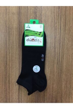 Erkek Siyah Bambu 6'lı Dikişsiz Patik Çorap DBAMPAT6