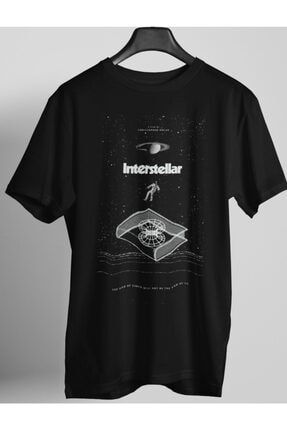 Playbacmoda Film Afiş Interstellar Tasarım Baskılı Tişört PLBT00216