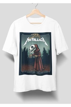 rock poster Metallica dizayn tasarım baskılı tişört PLBM008