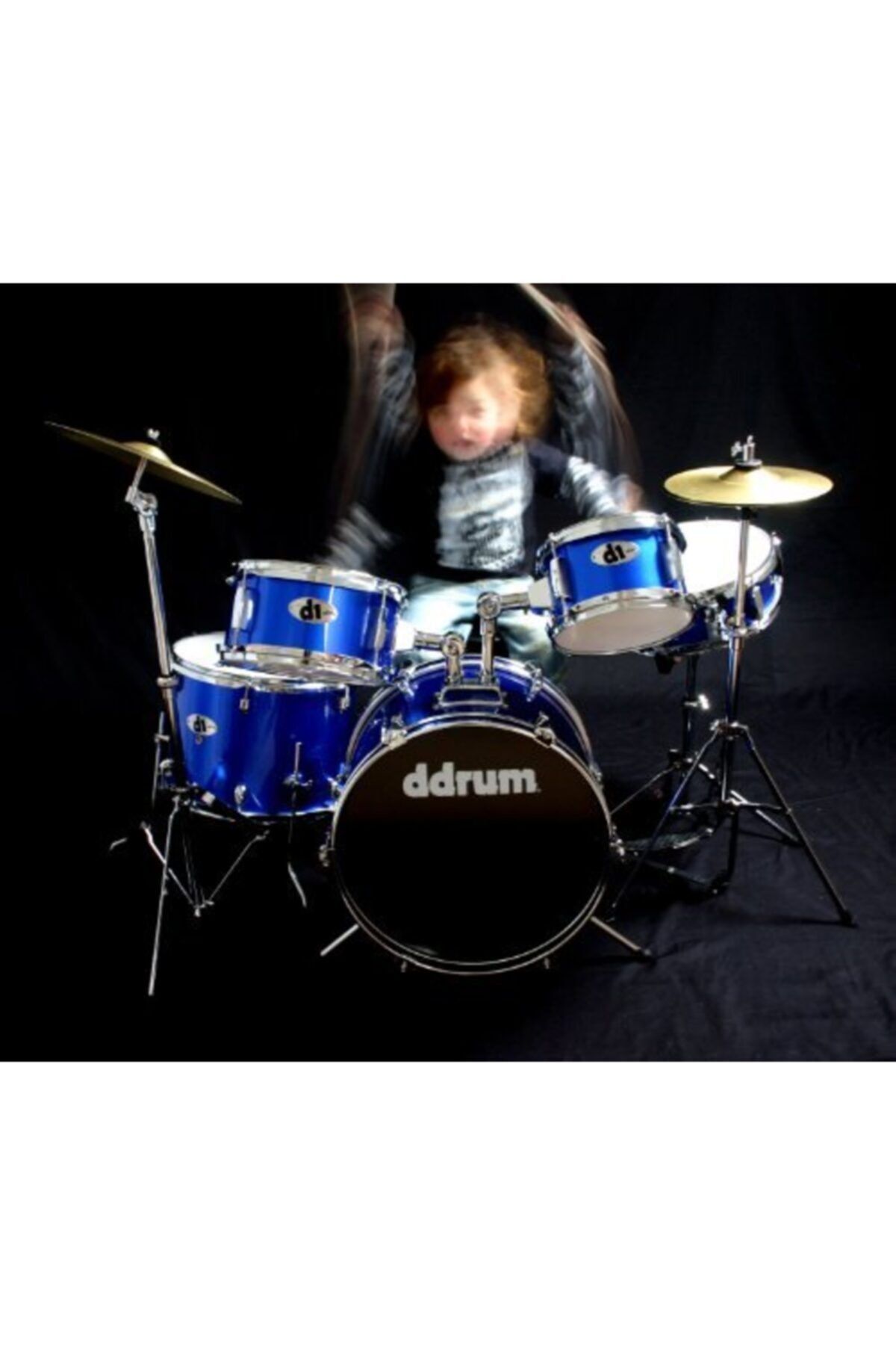 DDRUM D1 Junior Davul Seti Police Blue mavi Renk Junior Boy