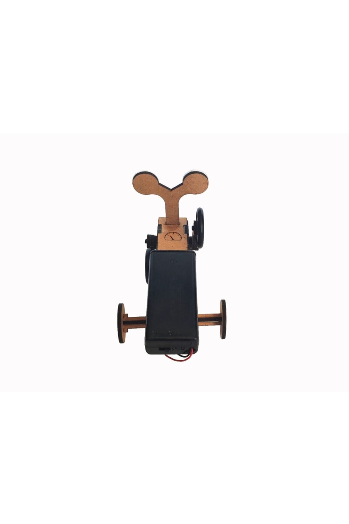 robotikşeyler-Wooden Educational Robotic Toy - DIY Set, Robotic Coding Paintable 3