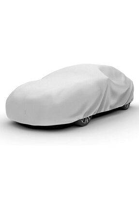Toyota Yaris Penye Kumaş Oto Koruyucu Likralı Kumaş Branda Örtü Beyaz 903