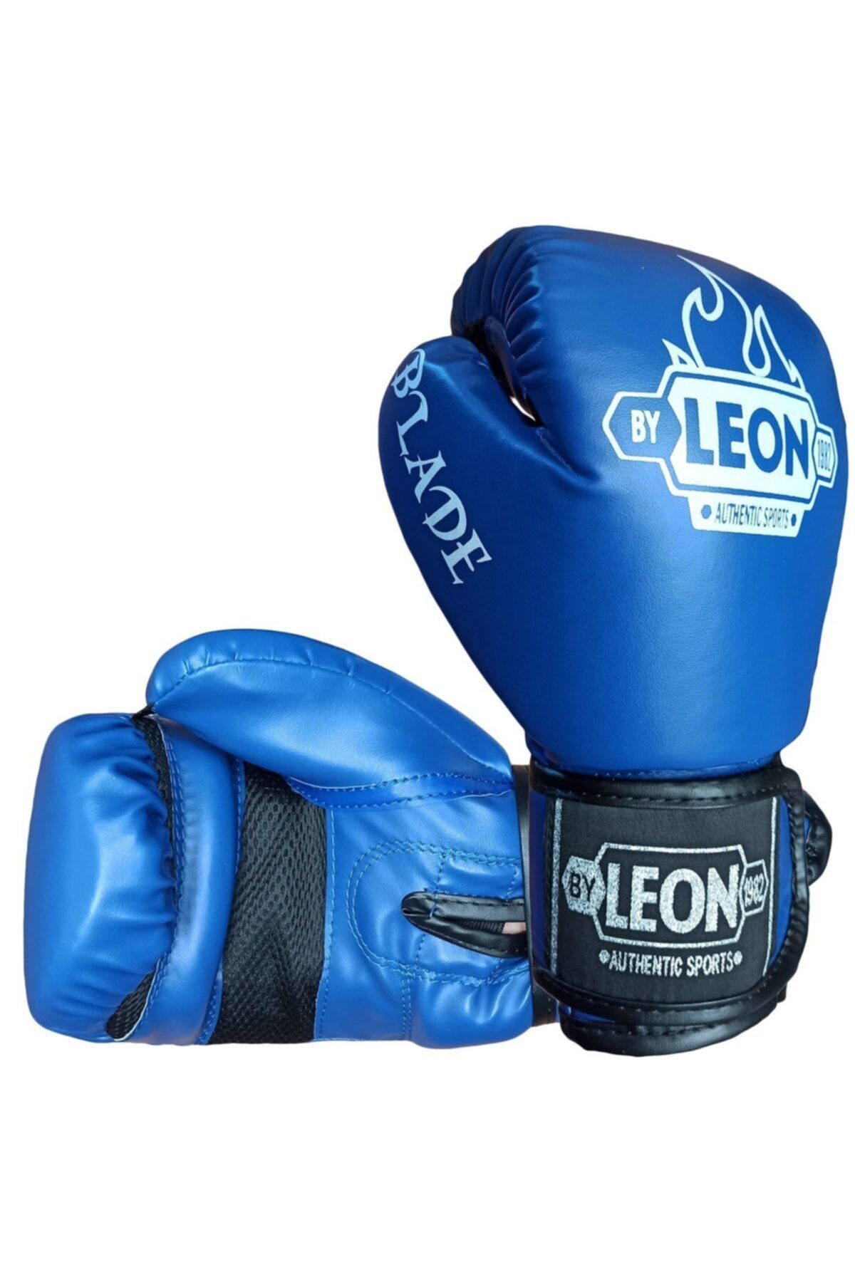 تجهیزات بوکس آبی توسط لئون ، Kick Boxing Muaythai Eldiveni By Leon 1982