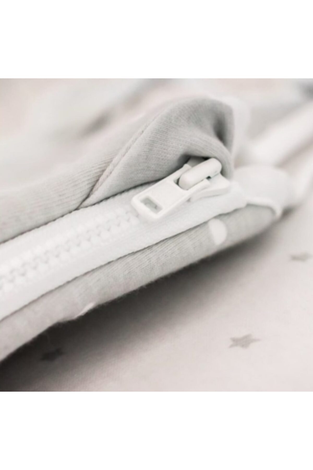 Alpar Tekstil Elyafsız Çift Katlı Pamuklu Penye Bebek Torba Uyku Tulumu 1,0 Tog / Gri fotoğrafı 2 (önizleme)