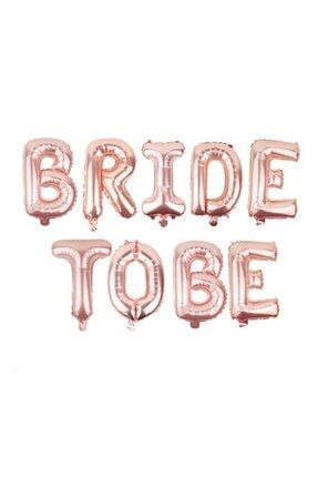 Bride To Be Rose Gold Folyo Balon bridetoberosegold