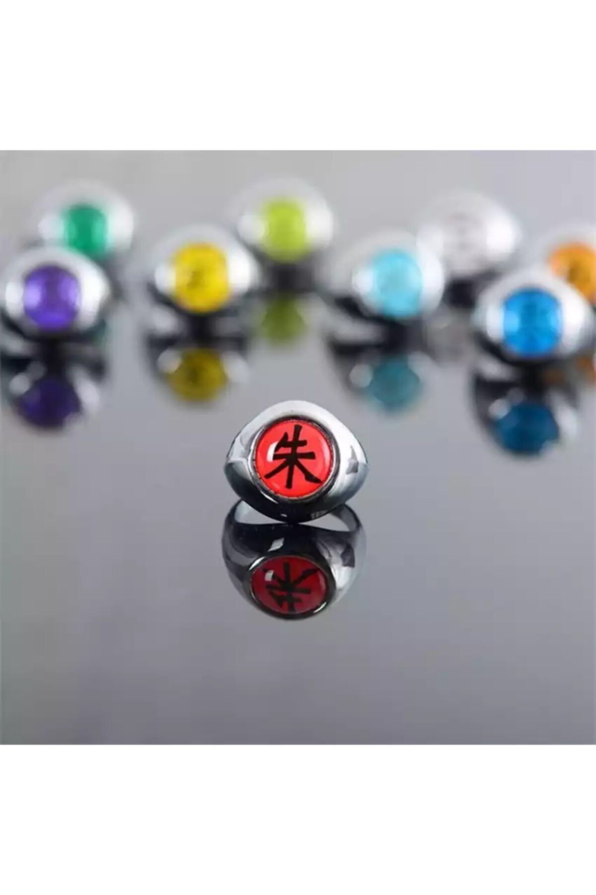 Köstebek-Anime Cosplay Naruto Akatsuki Itachi Inel reglabil 2
