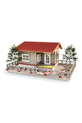 Minyatür Tuğla Ev Kiti - Orman Villa Gri Cephe 1/24 S27691