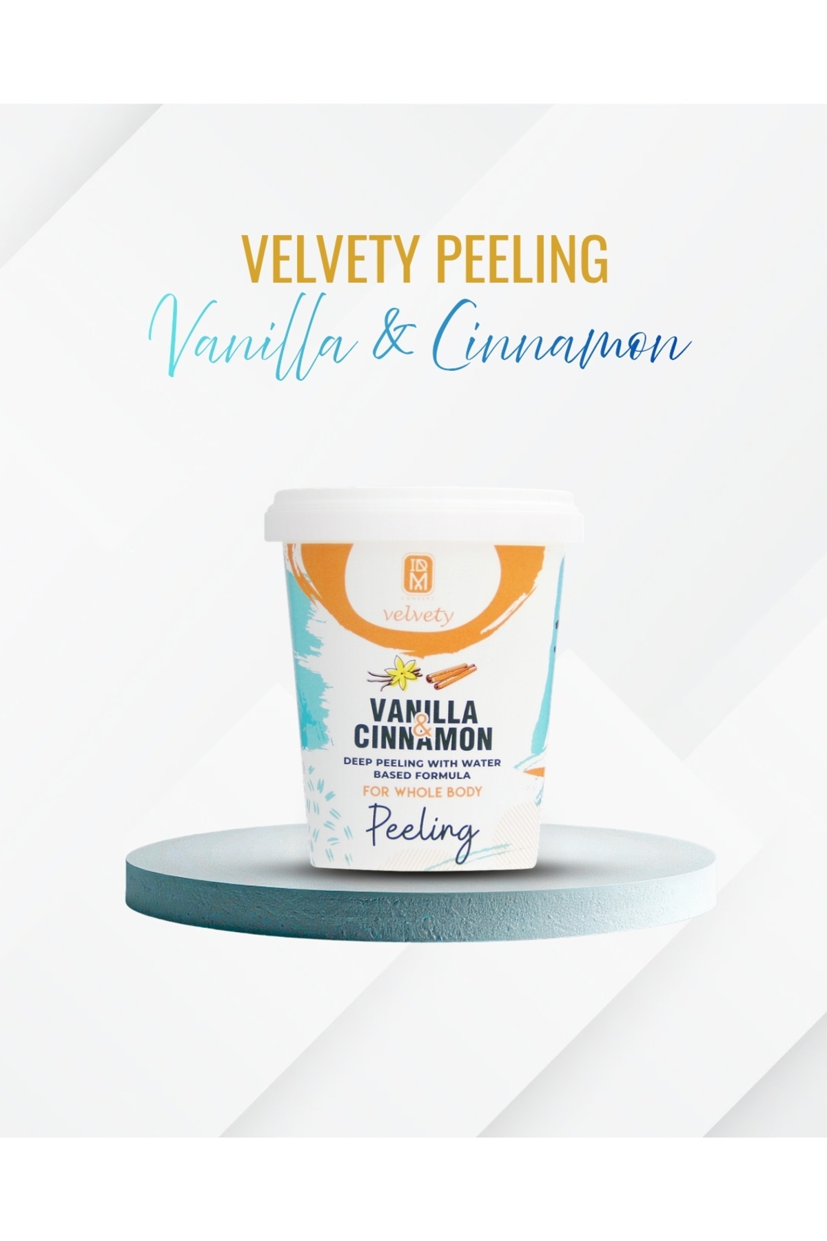 IDM Velvety Vanilla&Cinnamon Body Peeling / Vücut Peelingi 400 Ml — 8681750068452