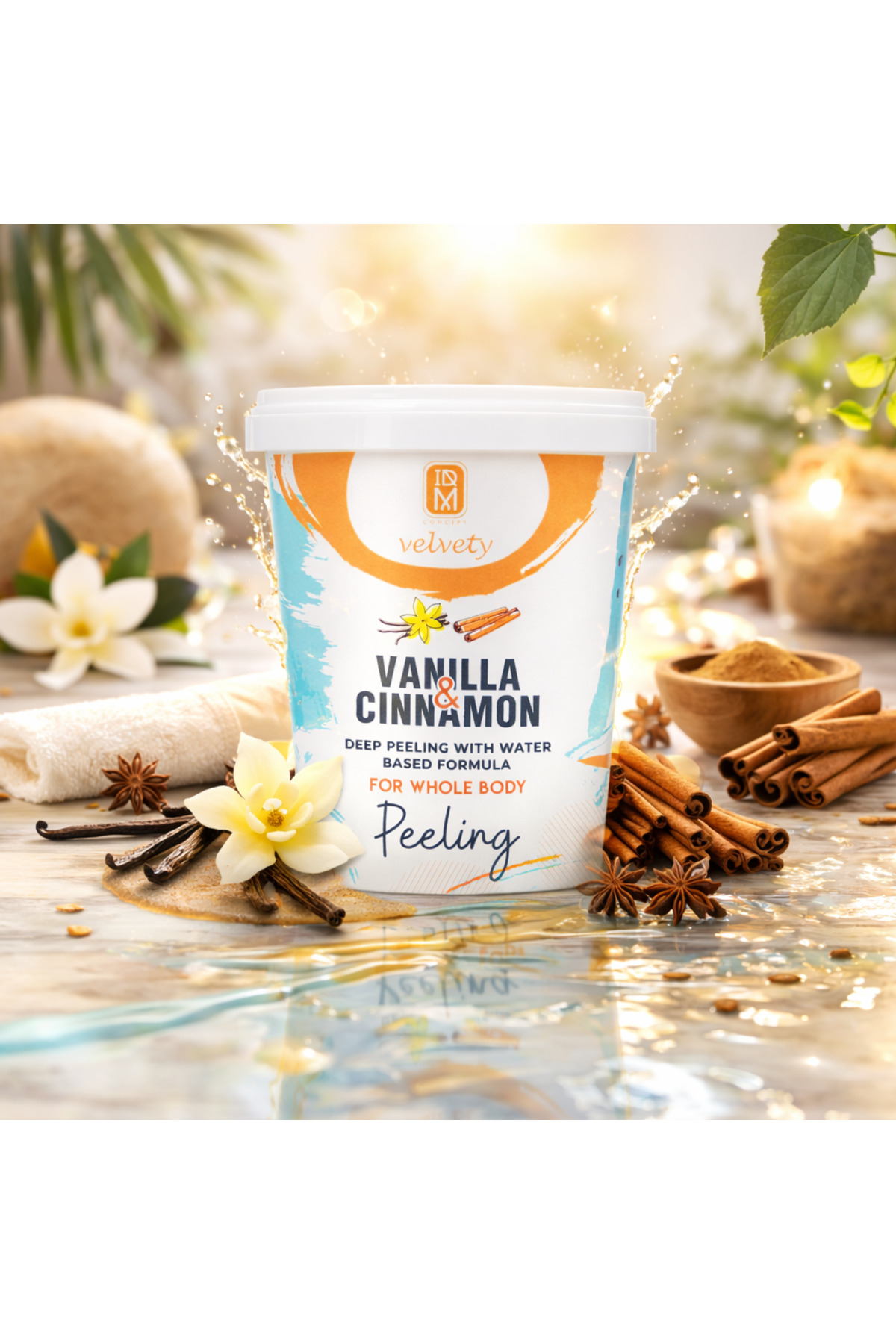 Velvety Vanilla&Cinnamon Body Peeling / Vücut Peelingi 400 Ml — 8681750068452 — تصویر 3 از 3